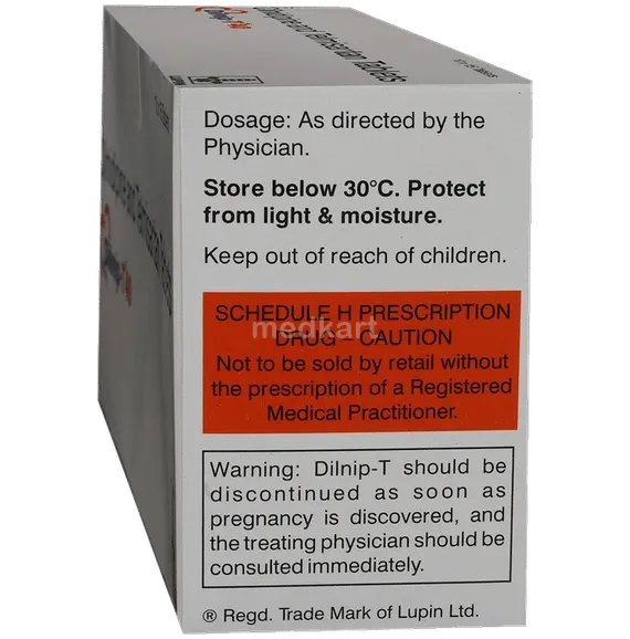 dilnip t 40mg tablet 15's